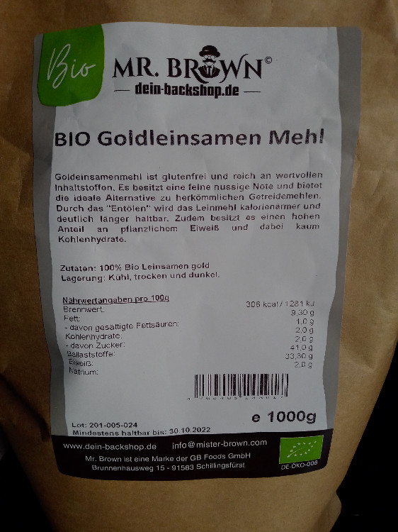 Bio Goldleinsamen Mehl von taritelemnar | Hochgeladen von: taritelemnar