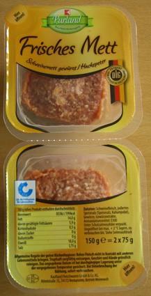 Frisches Mett, Schweinemett gewürzt / Hackepeter | Hochgeladen von: Graphologe