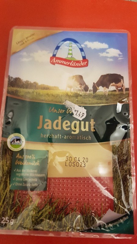 Unser Weide Jadegut Käse, herzhaft-aromatisch 100% Weidemilch vo | Hochgeladen von: hauke81
