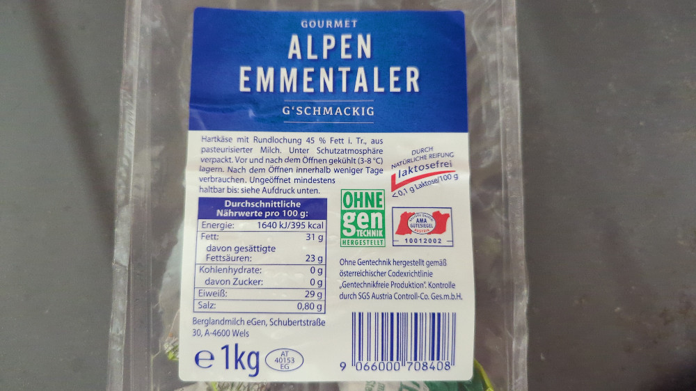 Alpen Emmentaler, 45% F.i.T von stefansteinschlager | Hochgeladen von: stefansteinschlager