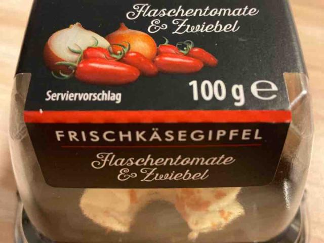 Frischkäse-Gipfel Flaschentomate und Zwiebel von elfenkatze | Hochgeladen von: elfenkatze