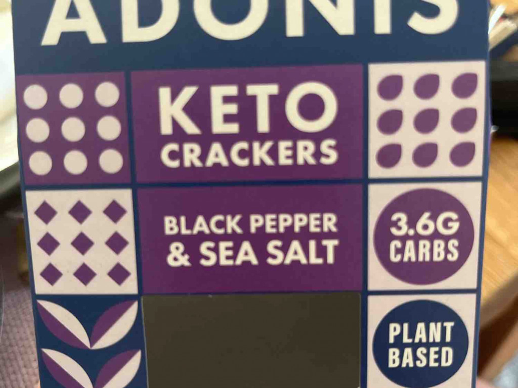 Adonis Keto Cracker, Black pepper & Sea salt von Tanja2401 | Hochgeladen von: Tanja2401