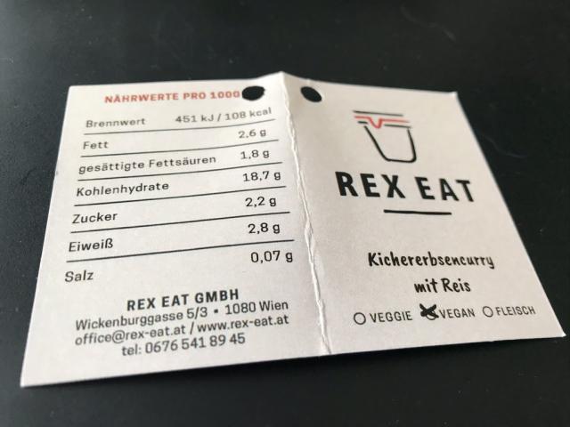 Rex Eat: Kichererbsencurry mit Reis, Curry | Hochgeladen von: chriger