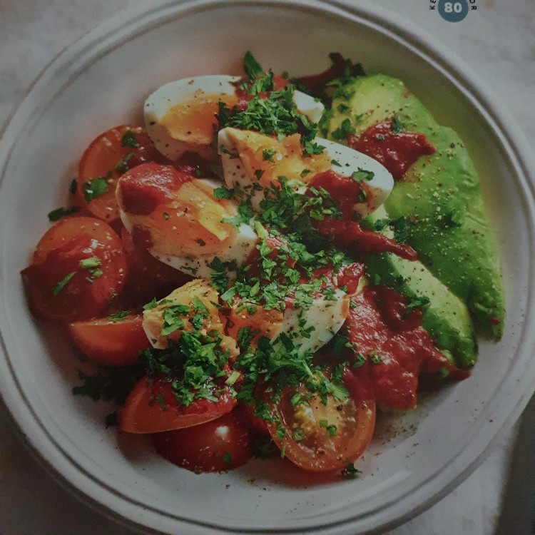 Morning Bowl mit Ei Tomate Avocado, vegetarisch von Jofi | Hochgeladen von: Jofi