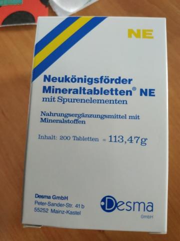 Neukönigsförder Mineraltabletten NE, mit Spurenelementen von Gre | Hochgeladen von: Greenlady