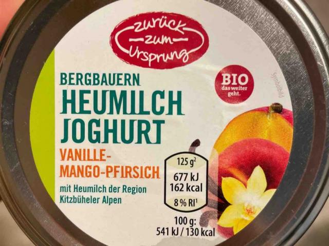 Heumilch Joghurt (Vanille-Mango-Pfirsich) by santaep | Uploaded by: santaep