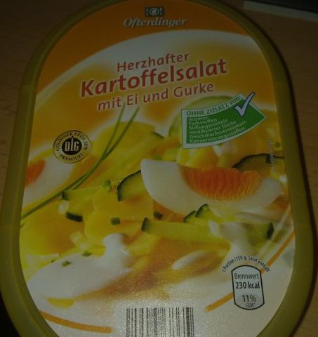 Herzhafter Kartoffelsalat mit Ei und Gurke | Hochgeladen von: Goofy83