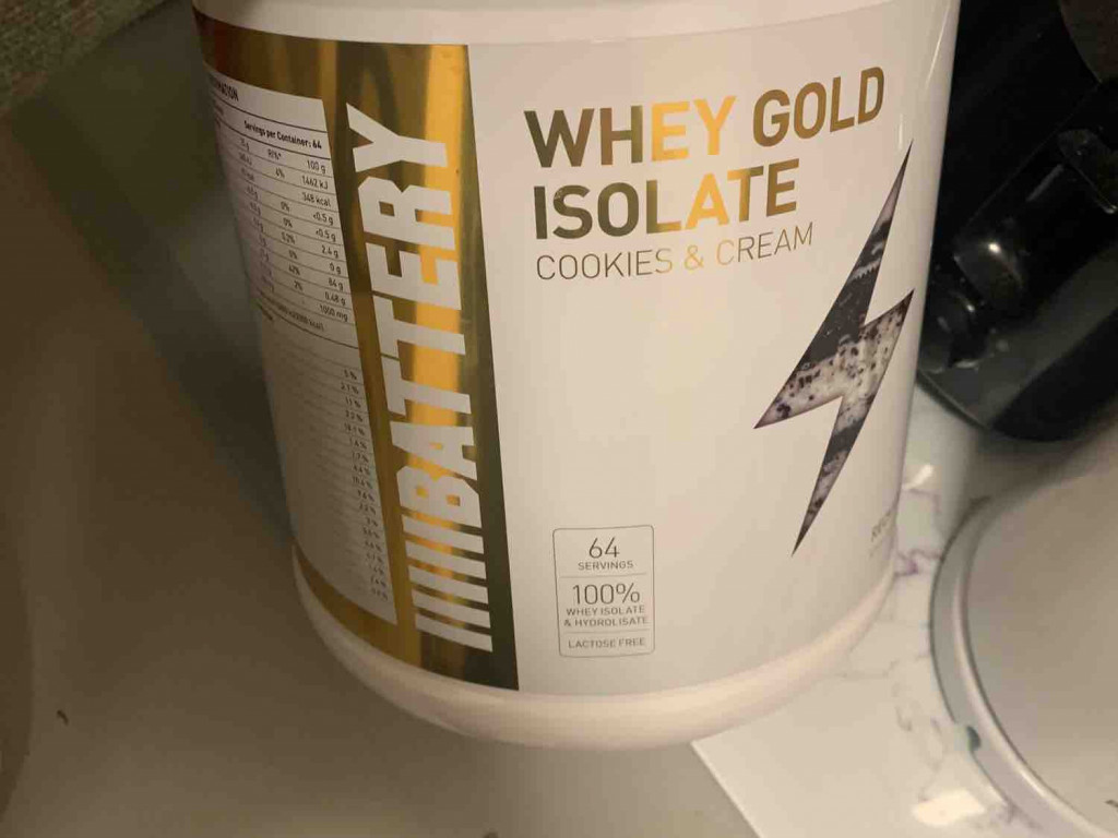 Whey Gold Isolate (Cookies & Cream) von SouleM | Hochgeladen von: SouleM