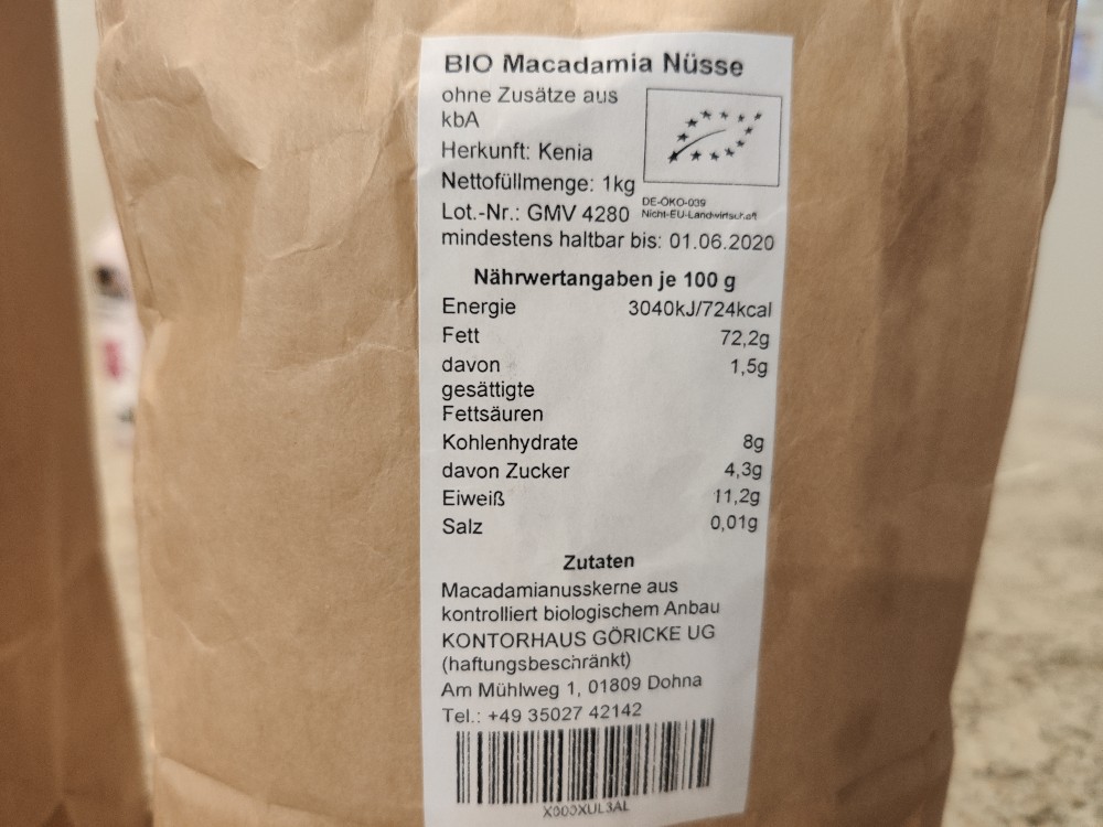 Bio Macadamia Nüsse von briefe000354 | Hochgeladen von: briefe000354