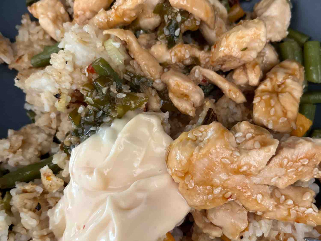 Sticky Sesame schicken auf Fried Rice von lenik3 | Hochgeladen von: lenik3