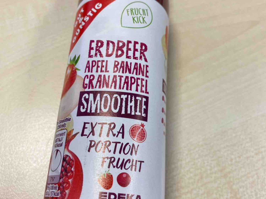 Gut&Günstig Erdbeer Apfel Banane Granatapfel Smoothie von To | Hochgeladen von: Torres9