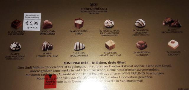 Lindt Mini Pralinés Adventskalender | Hochgeladen von: Siope