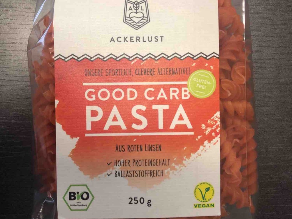 Ackerlust Good Carb Pasta Rote Linsen , glutenfrei von FDDBAK | Hochgeladen von: FDDBAK Ackerlust Good Carb Pasta Rote Linsen , glutenfrei von FDDBAK | Hochgeladen von: FDDBAK