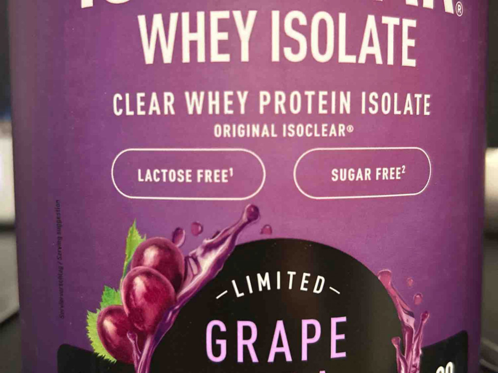 Isoclear Whey Isolate Grape Soda von lindaleis | Hochgeladen von: lindaleis