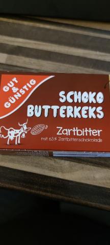 SCHOKO BUTTERKEKS, Zartbitter mit 63% Zartbitterschokolade von m | Hochgeladen von: minicleo85641