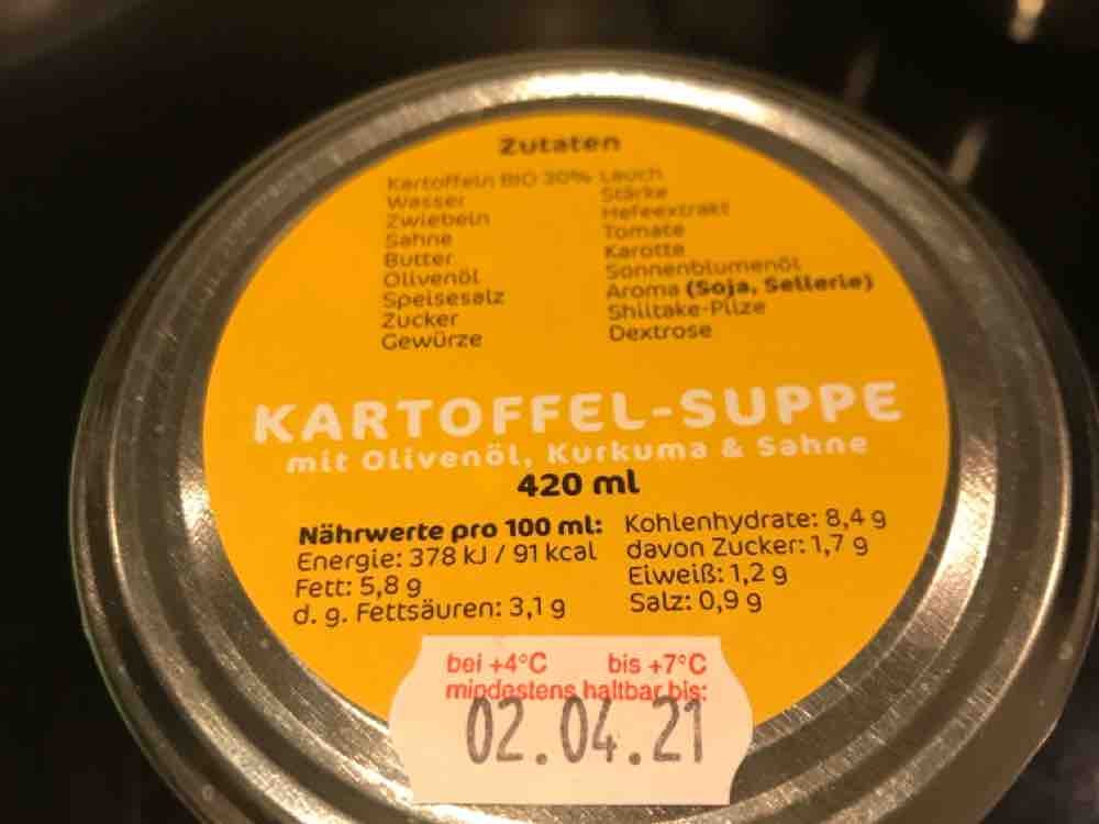 Kartoffelsuppe, mit Olivenöl, Kurkuma & Sahne von Olivia2807 | Hochgeladen von: Olivia2807