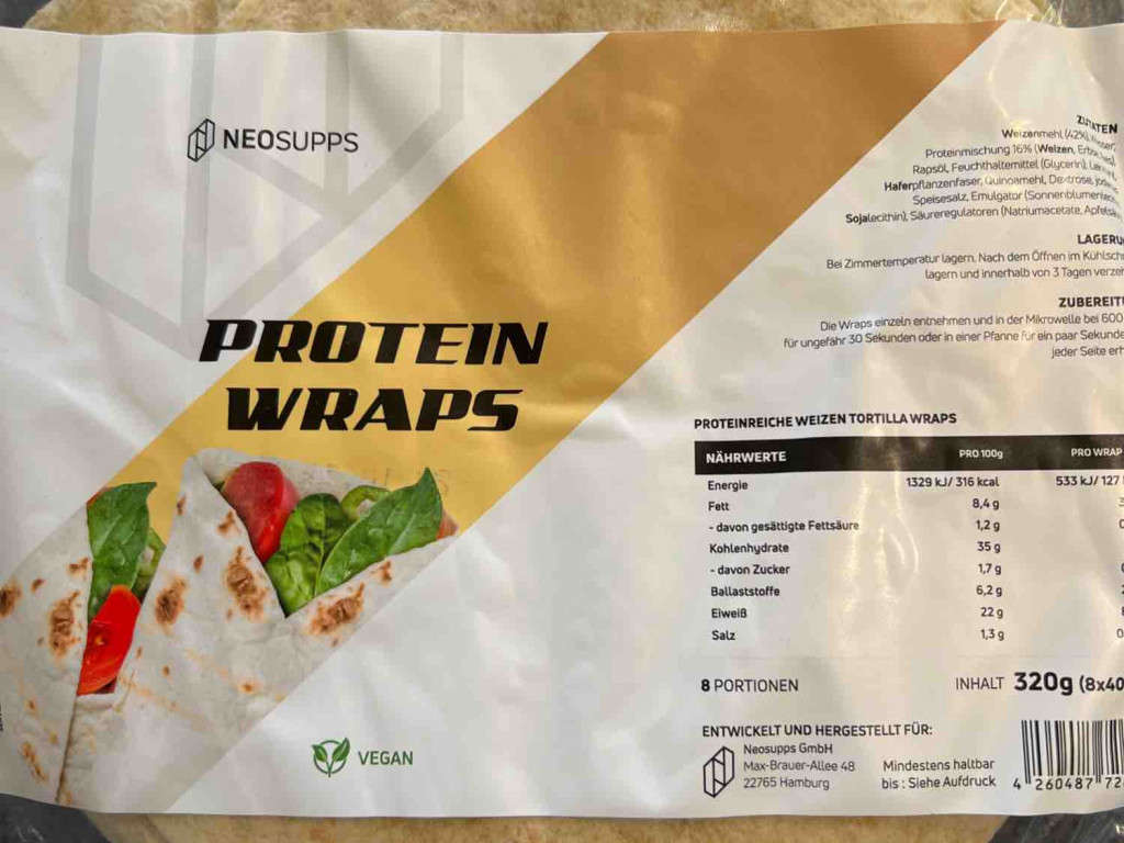 Protein Wraps, vegan von MrsGuess | Hochgeladen von: MrsGuess