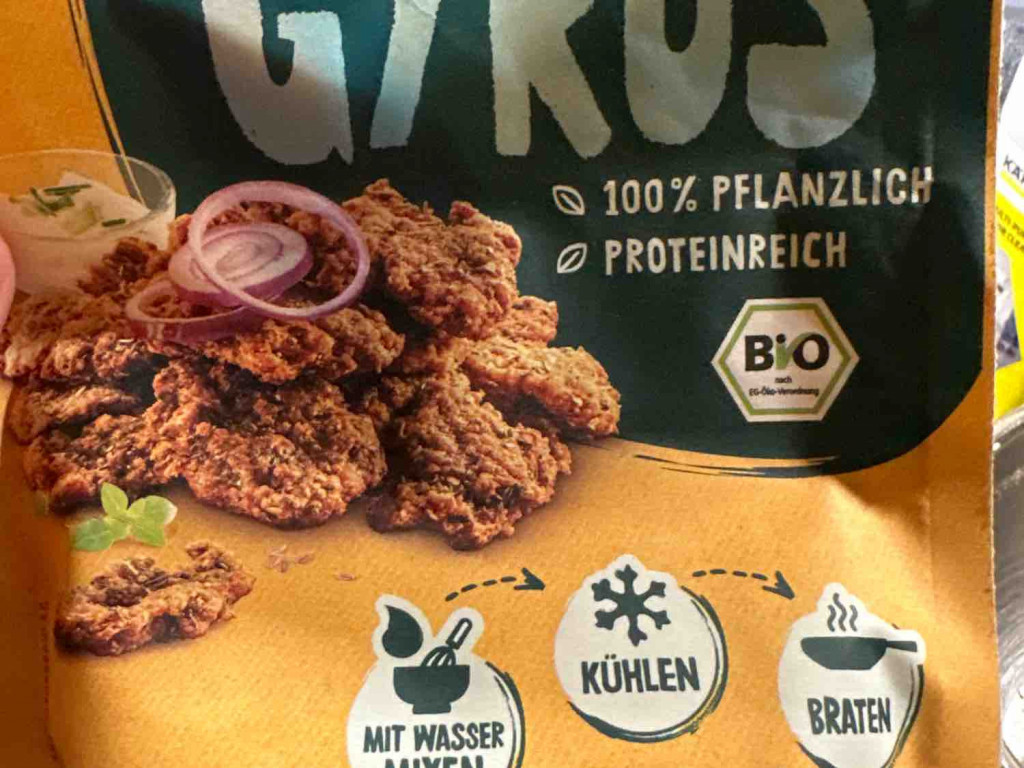 Veganes Bio Gyros, zubereitete Mischung von Martina77 | Hochgeladen von: Martina77