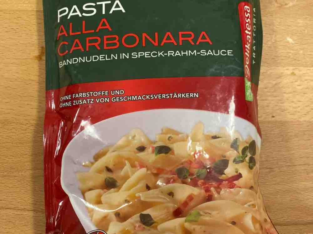 Pasta Alla Carbonara, Bandnudeln in Speck-Rahm-Sauce von Benji28 | Hochgeladen von: Benji28