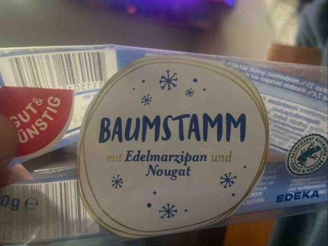 Baumstamm, mit Edelmarzipan und Nougat von balu5 | Hochgeladen von: balu5