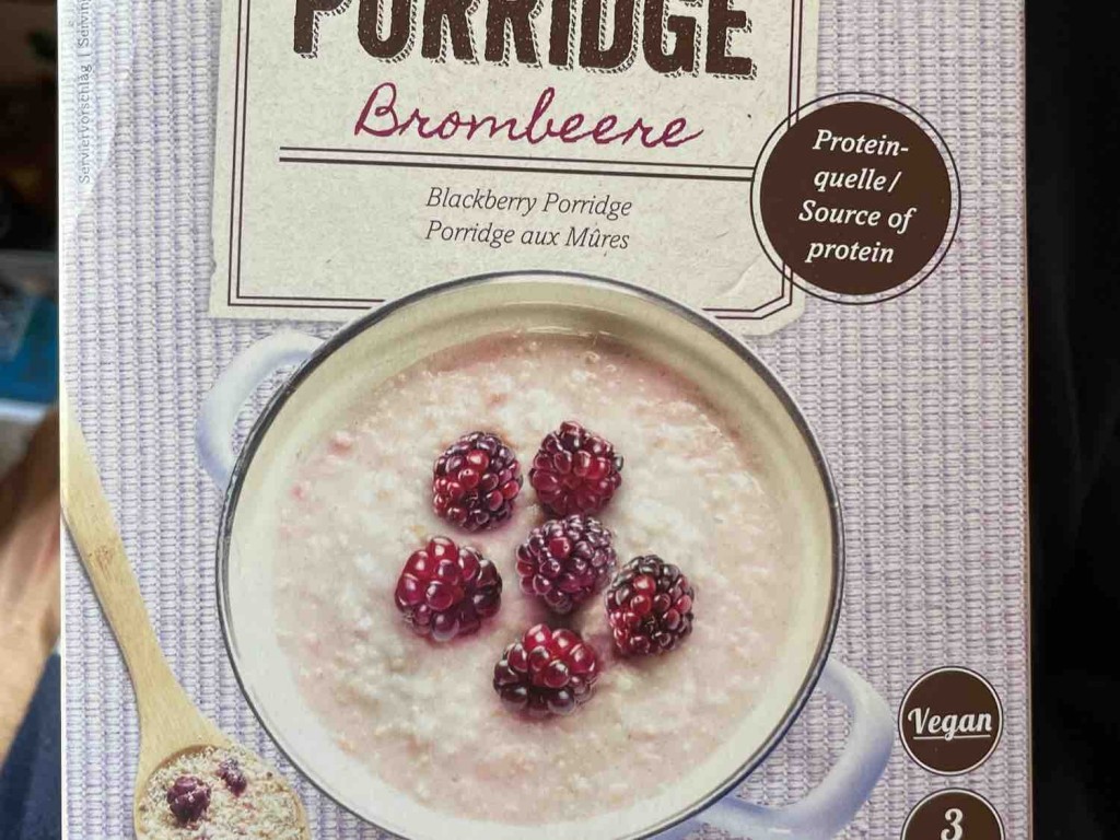 Bio Porridge Brombeere, mit Beta-Glucan von dschug | Hochgeladen von: dschug