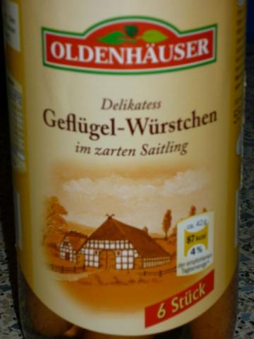Oldenhäuser, Geflügel Bockwurst | Hochgeladen von: Moncheri