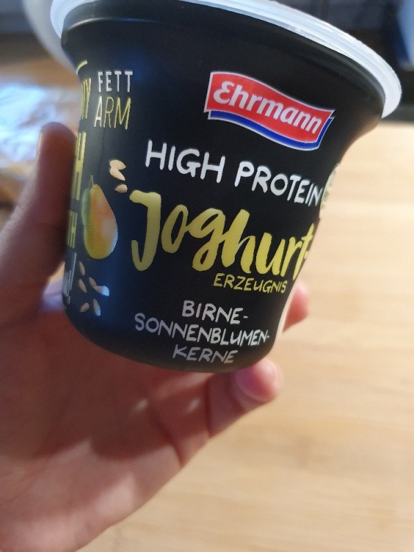 Ehrmann High Protein Joghurt-Erzeugnis, Birne-Sonnenblumenkerne  | Hochgeladen von: Ani90