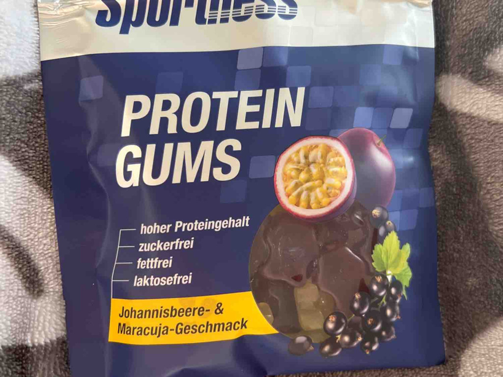 Protein Gums, Johannesbeere & Maracuja Geschmack von VockyWa | Hochgeladen von: VockyWalli