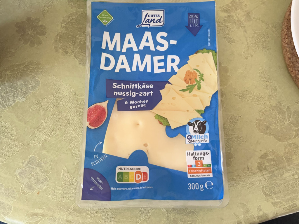 Maasdamer Schnittkäse, 45% Fett i.Tr. von elfriiede | Hochgeladen von: elfriiede Maasdamer Schnittkäse, 45% Fett i.Tr. von elfriiede | Hochgeladen von: elfriiede
