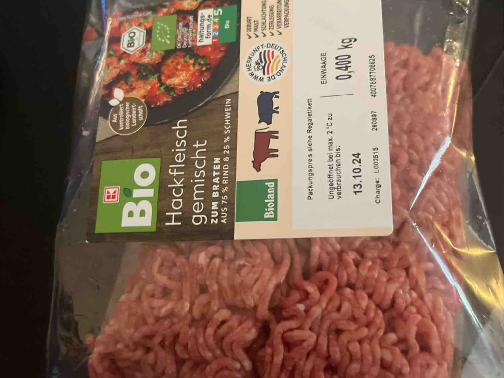 kaufland Bio Hackfleisch gemischt von tsubasarun | Hochgeladen von: tsubasarun