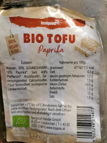 feelgood Bio Tofu, Paprika von Alice. | Hochgeladen von: Alice.