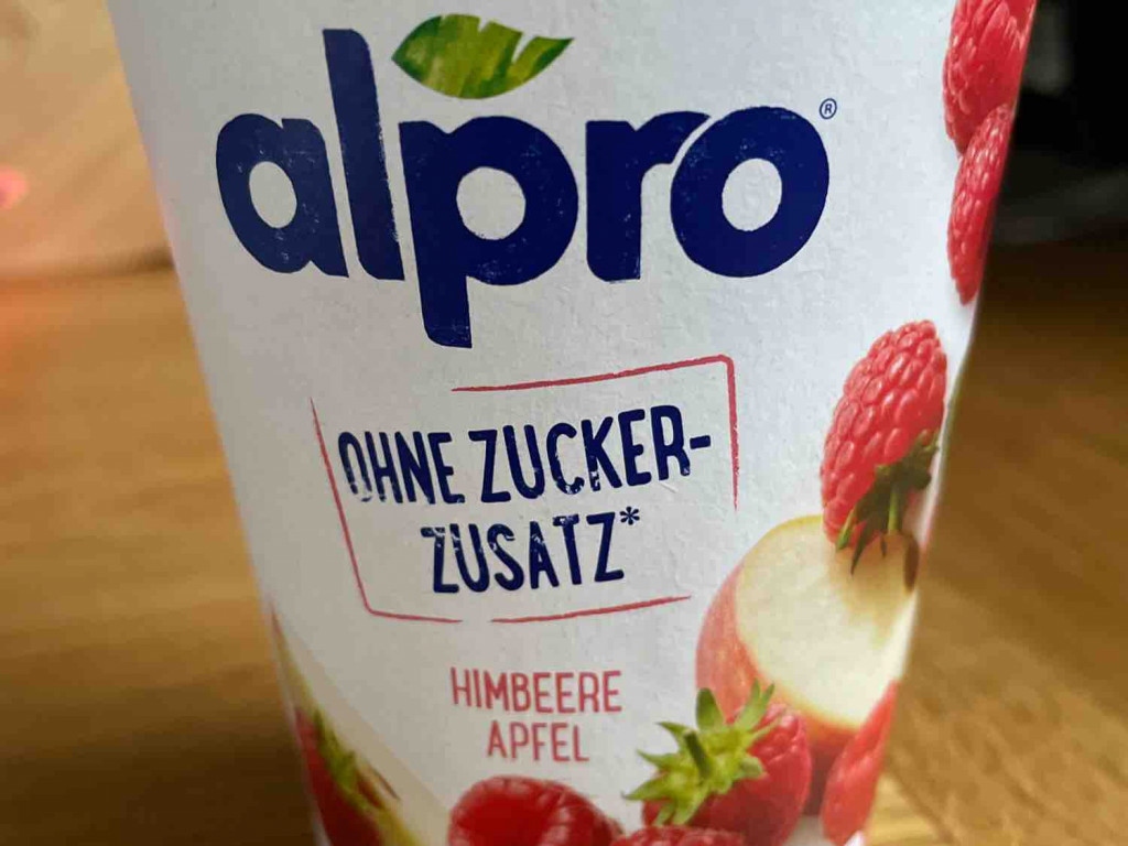 alpro Himbeer Apfel Joghurt ohne Zuckerzusatz von Benutzer0911 | Hochgeladen von: Benutzer0911
