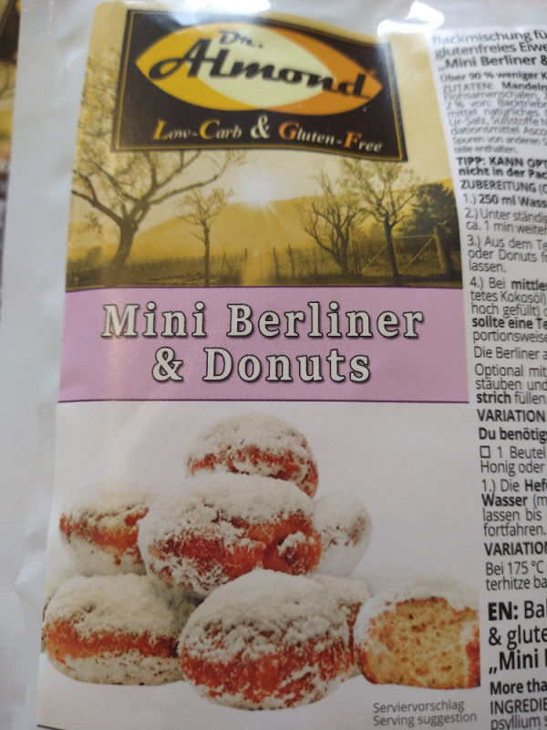 Mini Berliner & Donuts - Trockenmischung von Topha | Hochgeladen von: Topha