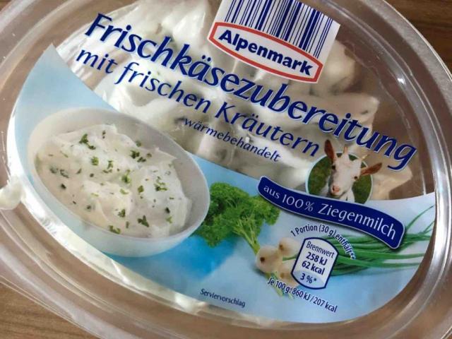 Frischkäsezubereitung, mit frischen Kräutern / 100 % Ziegenmilch | Hochgeladen von: Schnegge47122