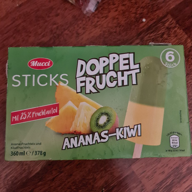 DoppelFrucht Sticks, Ananas-Kiwu von klein.vieh | Hochgeladen von: klein.vieh