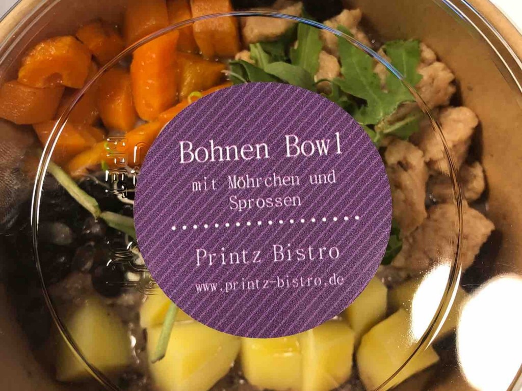 Bohnen Bowl, mit Möhren und Sprossen von Stephy84 | Hochgeladen von: Stephy84