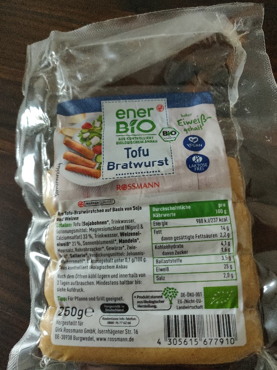 Tofu Bratwurst von KlaraFrida | Hochgeladen von: KlaraFrida