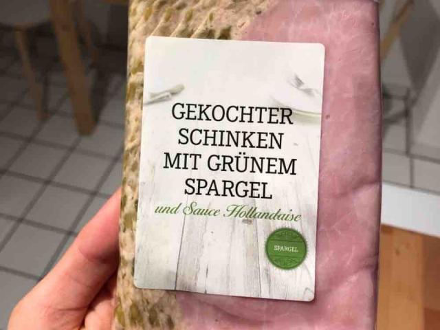 gekochter Schinken , grüner Spargel, Sauce Hollandaise von carlo | Hochgeladen von: carlottasimon286