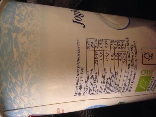 Joghurt 1%, Natur, mild | Hochgeladen von: sabinem