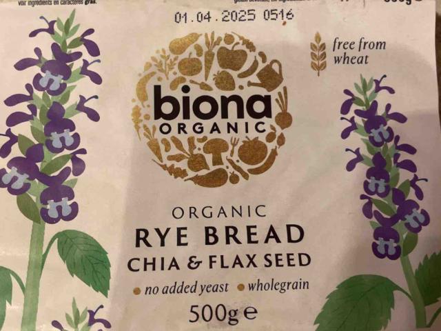 Organic Rye Bread, Chia & Flax seed von Orschel | Hochgeladen von: Orschel