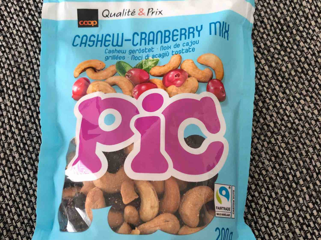 cashew- cranberry mix, 100g  476 kcal von Irsi1 | Hochgeladen von: Irsi1