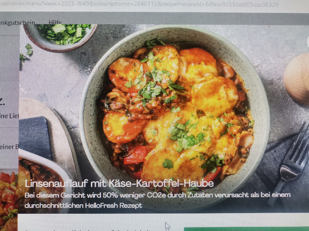 Hello Fresh Linsenauflauf mit Käse-Kartoffel-Haube von sebastian | Hochgeladen von: sebastian_grossherr