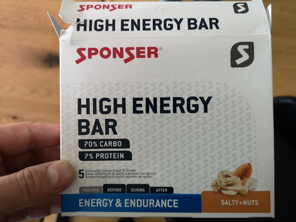 High Energy Bar SPONSER, Salty+Nuts von elecszander | Hochgeladen von: elecszander