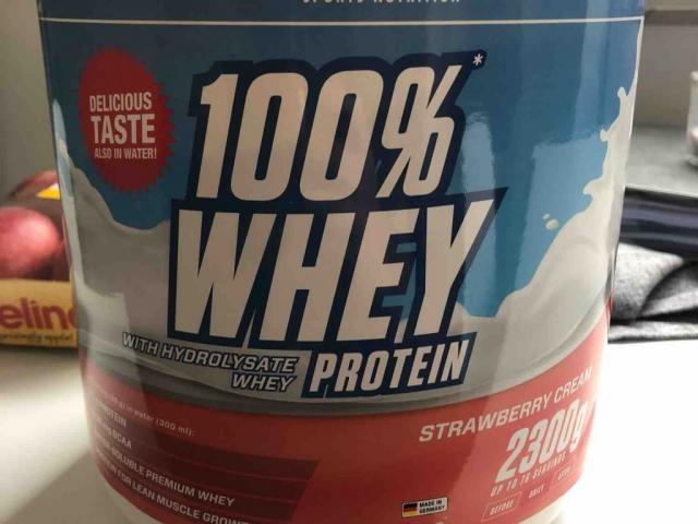 Body Attack 100%Whey strawberry cream  von Mefinator | Hochgeladen von: Mefinator