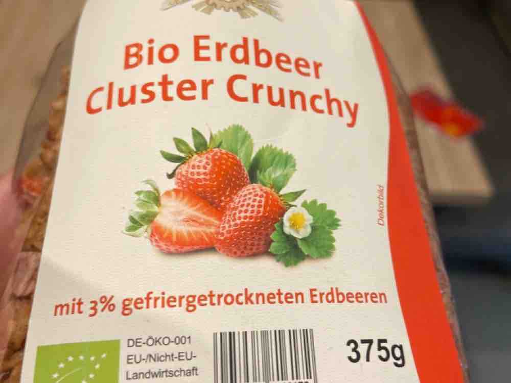 Bio Erdbeer Cluster Crunchy, mit 3% gefriergetrockneten Erdbeere | Hochgeladen von: Flipper84