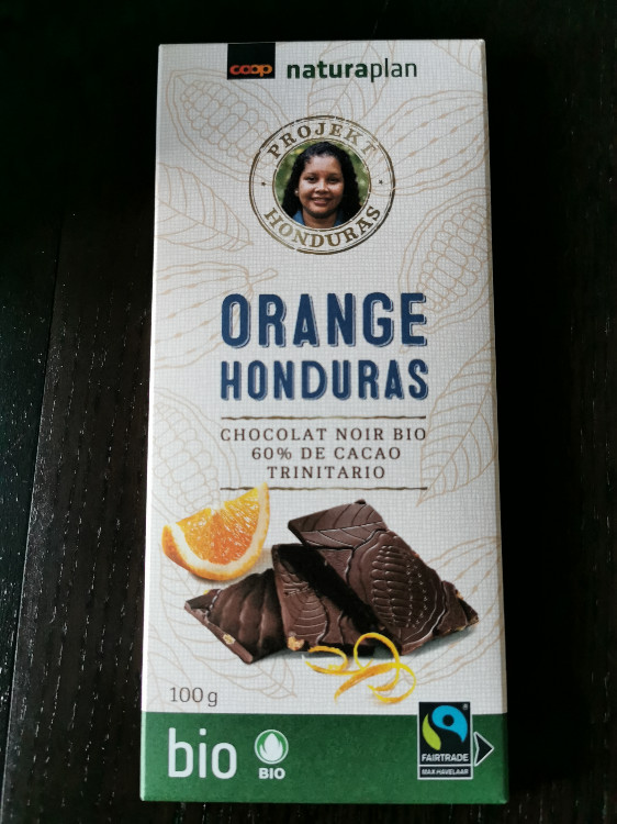 Orange Honduras Chocolat noir bio, 60% cacao de trinitario von n | Hochgeladen von: naturlife