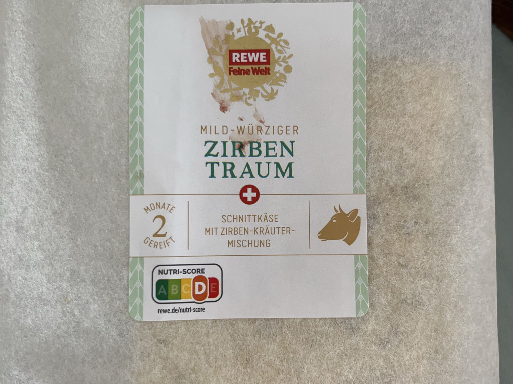 Schnittkäse Zirbentraum, Rewe - Feine Welt von HamburgerDeern | Hochgeladen von: HamburgerDeern