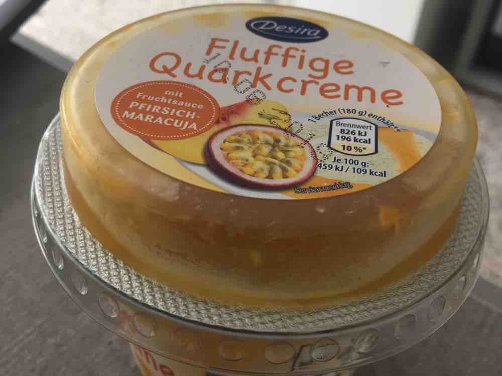 Fluffige Quarkcreme, mit Pfirsich Maracuja von almaschaffts | Hochgeladen von: almaschaffts