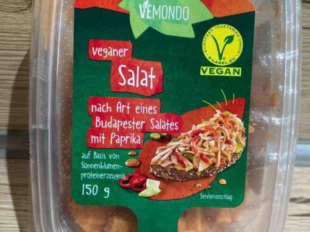 veganer salat, nacht art eines Budapester Salates mit Paprika vo | Hochgeladen von: shirindehnke750