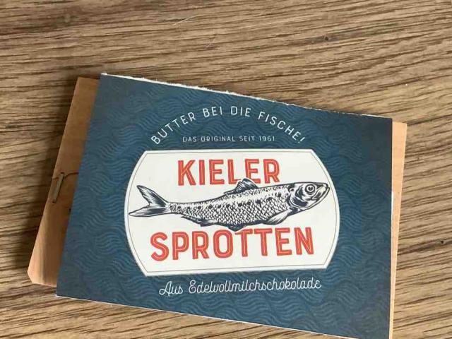 Kieler Sprotten aus Vollmilchschokolade, Butter bei die Fische!  | Hochgeladen von: peterhans25